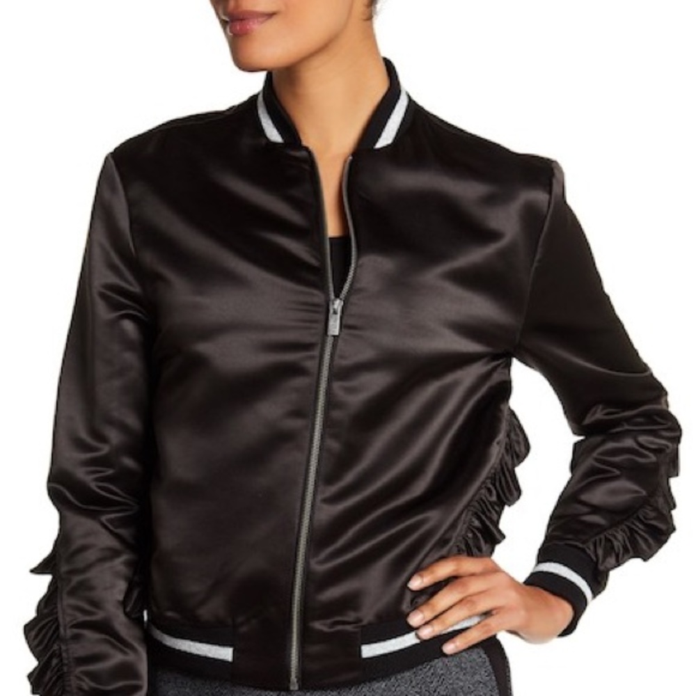 Ruffle Bomber Jacket!